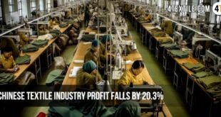 Chinese textile industry profit falls by 20.3% YoY in Jan-Jul 2023