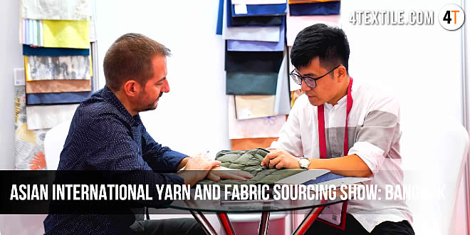 The expo features participation from all major Asian Textile manufacturing nations showcasing Yarn, Fabric, Trims, and Accessories