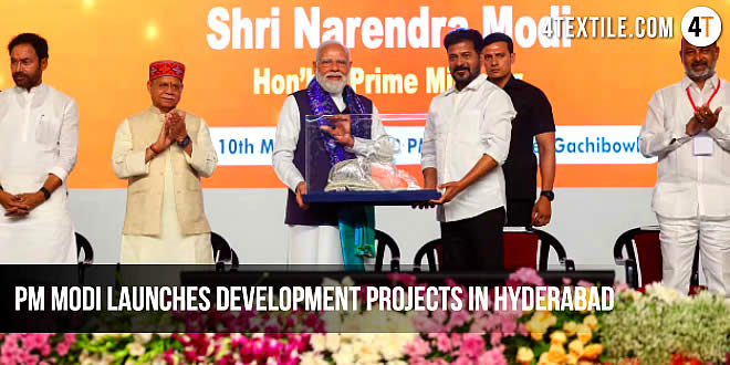 PM Modi launches development projects in Hyderabad, gives massive push to textile sector