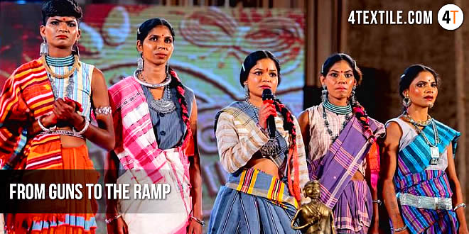 From guns to the ramp: Former women Naxals who once roamed Bastar forests walk fashion show in Raipur